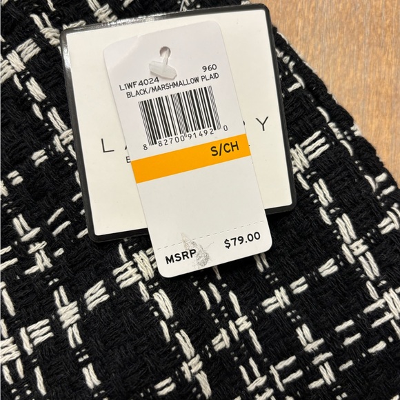 Laundry by Shelli Segal Black with White Plaid
Tweed Mini Skirt, Sz Small, NWT - Picture 6 of 10